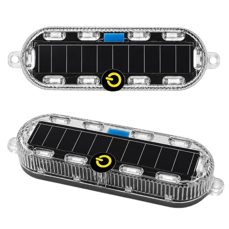 Powermaster PM-25928 Güneş Enerjili Çok Renkli LED Flaşörlü İkaz Lambası Su Geçirmez