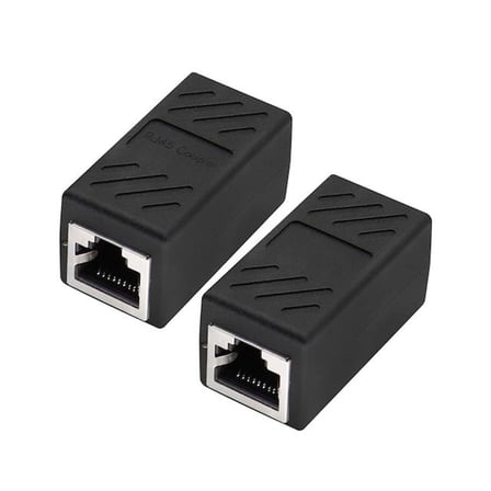 PowerMaster PM-24809 RJ45 to RJ45 Kaplin-Coupler Dişi Metal 8P-8C Ara Aparat (Tekli) (5 Adet)
