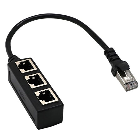 POWERMASTER PM-25007 ETHERNET RJ45 3LÜ DAĞITICI SPLITTER