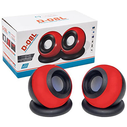 MagicVoice MV-24837 2x3 Watt Aux Multimedia Mini USB Speaker - Hoparlör
