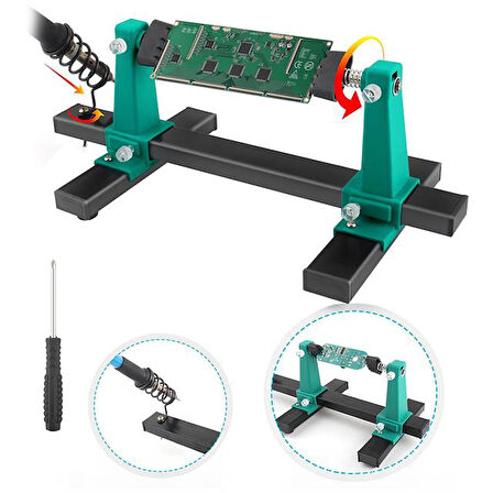 Powermaster PM-26594 Ayarlanabilir PCB Levha Board Tutucu Havya Tamir Standı