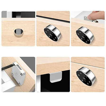 Powermaster PM-26730 Çekmece Dolap Kilidi Dijital Numaralı Standart
