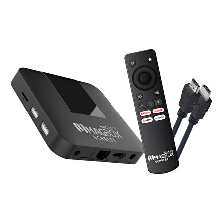Ayt Magbox Magroid Scarlet 16 GB HDD 2 GB Ram 2.4G H313 Cpu Android Tv Box İ p Tv Destekli