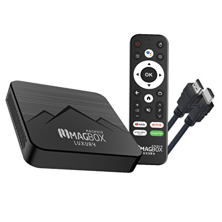 Ayt Magbox Magroid Luxury 32 GB HDD 2 GB Ram Bluetooth 5G Android TV Box 5G İ p Tv Destekli