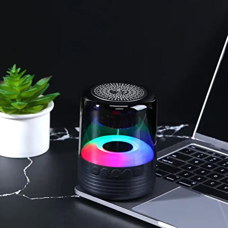 T&G TG369 Usb Sd Kart Fm Radyo Bluetooth Destekli Taşınabilir Rgb Işıklı Wireless Hoparlör Ses Bombası