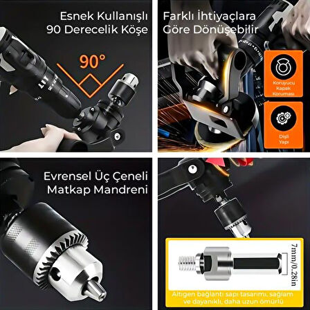 Powermaster PM-26255 Üniversal Matkap Açı Ayarlama Kiti