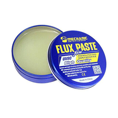 Powermaster UV80 80 Gram Lehim Flux Pastası PCB-BGA-PGA-SMD