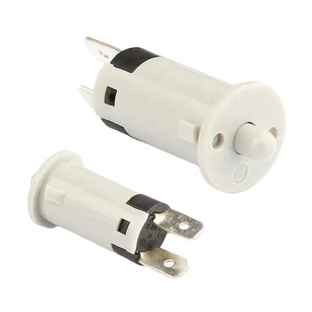 IC-187A Kapak Switch Ø12Mm (NC) Normalde Kapalı Kontak PBS-25B Beyaz (5 Adet)