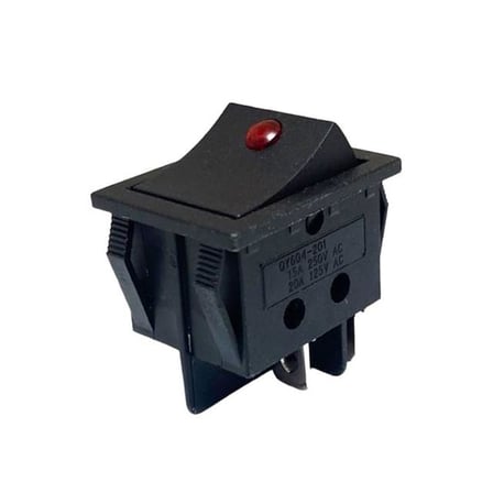 IC-104D 220 Volt Geniş Nokta Işıklı On-Off Anahtar (5 Adet)