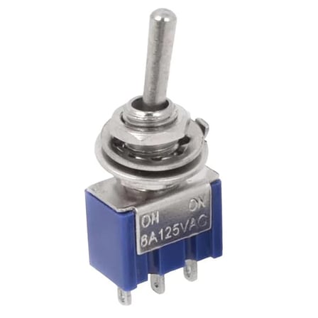 IC-139 On-On Ø6Mm Toggle Switch MTS-102 (5 Adet)