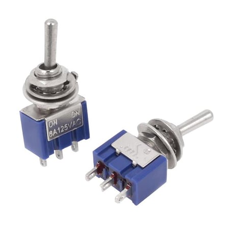 IC-139 On-On Ø6Mm Toggle Switch MTS-102 (5 Adet)