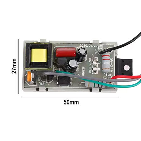 Ayt Weko WK-26519 Üniversal 5-24V Lcd Led Tv Monitör SMPS Güç Kaynağı Modülü 50x27mm