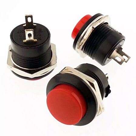 IC-180A Yuvarlak Ø16mm Push Buton R13-507