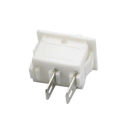 Ayt IC-120B Mini Işıksız On Off 2 Pin Anahtar Beyaz Aç Kapa Buton Düğme 2.5x1.7 Mm
