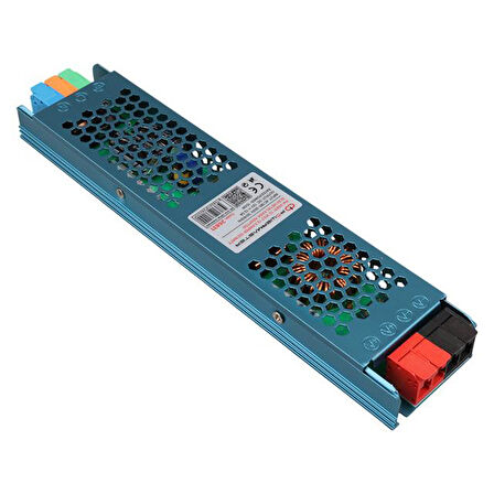 Powermaster PM-26831 12 Volt 12.5 Amper 150 Watt Slim Metal Kasa Adaptör 238X50x23mm