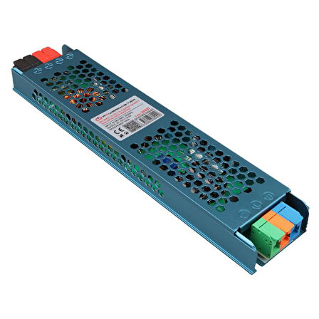 Powermaster PM-26831 12 Volt 12.5 Amper 150 Watt Slim Metal Kasa Adaptör 238X50x23mm