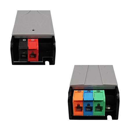 Ayt Powermaster PM-26838 12 Volt 5 Amper 60 Watt Slim Metal Kasa Adaptör Voltaj Göstergeli Şerit Led Adaptör 148X43x27mm