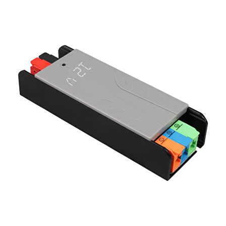 Powermaster PM-26842 12/24/36/48 Volt 3 Amper 60 Watt Metal Kasa Kademeli Adaptör Voltaj Göstergeli 128X42x27mm