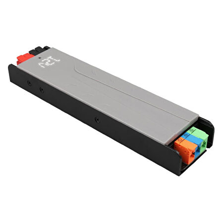 Ayt Powermaster PM-26845 12-24-36-48 Volt 9 Amper 300 Watt Metal Kasa Kademeli Adaptör Voltaj Göstergeli 218x51x27mm