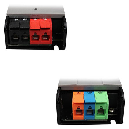 Ayt Powermaster PM-26845 12-24-36-48 Volt 9 Amper 300 Watt Metal Kasa Kademeli Adaptör Voltaj Göstergeli 218x51x27mm