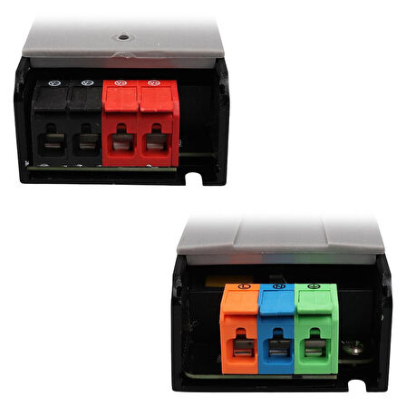 Ayt Powermaster PM-26846 12-24-36-48 Volt 11 Amper 400 Watt Metal Kasa Kademeli Adaptör Voltaj Göstergeli 238X51x30mm