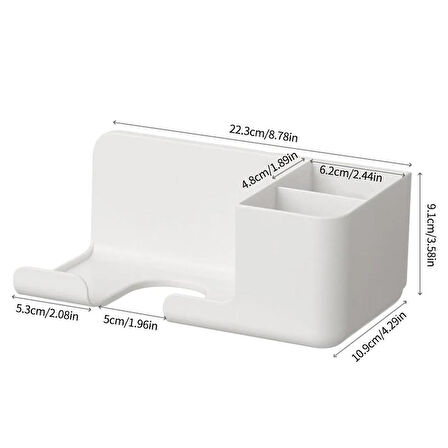 Ayt Sunup SN-27125 Banyo Rafı Sabunluk Diş Fırçası Saç Kurutma Makinesi 223x91x109mm Yapıştırma Ve Kancalı