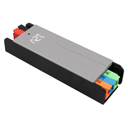 Powermaster PM-26843 12/24/36/48 Volt 4 Amper 100 Watt Metal Kasa Kademeli Adaptör Voltaj Göstergeli 148X43x27mm