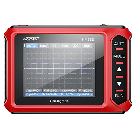 Ayt Noyafa NF-622 El Tipi 2.8 İnç TFT Ekran Mini Dijital Osiloskop Elektirik Sinyal Ölçer Teknik Serviz Ekipmanı