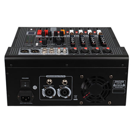 Magicvoice 4 Kanal 2X350 Watt Usb/Sd/Bluetooth Power Mixer