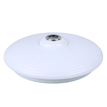 Powermaster PM-27330 Beyaz 35*10.5 Cm 24 Watt Bluetooth Hoparlörlü Tavan Aydınlatma (AL-BL303) Tornavida Hediyeli