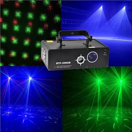 Layu BTF-30RGB White 1.5W RGB Animasyon ve Beam Lazer Sistemi