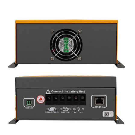 Sunsolar MPK50 MPPT Solar Şarj Kontrol Cihazı 50A 12V 24V 36V 48V Otomatik 250V Maksimum PV LCD Ekranlı RS485 Portlu