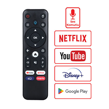 Magbox Magroid H616 4+64 2.4G+5G Netflix-Disney-Youtube Tuşlu Android Box Kumandası