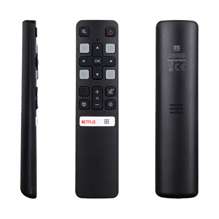 Ayt Tcl RC 802V FMR1 Android Tv Netflix Tuşlu Akıllı Lcd Led Tv Kumanda
