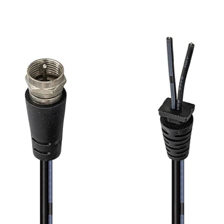 Weko 1.2 Metre F Konnektör Adaptör Kablo Yerli Üretim (5 Adet)
