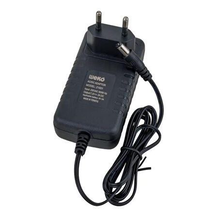Weko 7.2 Volt - 2 Amper 5.5 x 2.5 Uçlu Ledli Yerli Üretim Akü Şarj Cihazı (Out:6v-2a)