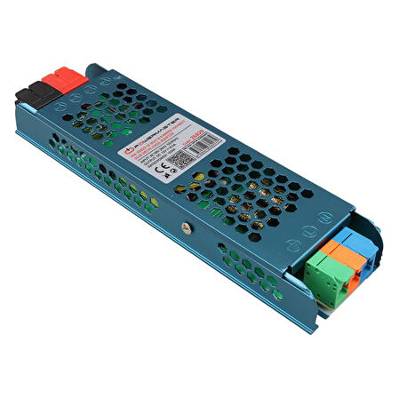 Powermaster PM-26829 12 Volt 8.5 Amper 100 Watt Slim Metal Kasa Adaptör 180X50x23mm