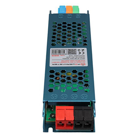 Powermaster PM-26829 12 Volt 8.5 Amper 100 Watt Slim Metal Kasa Adaptör 180X50x23mm
