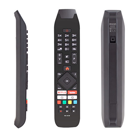 WEKO KL VESTEL RC 43140 H0297A NETFLIX-YOUTUBE TUŞLU TV KUMANDA