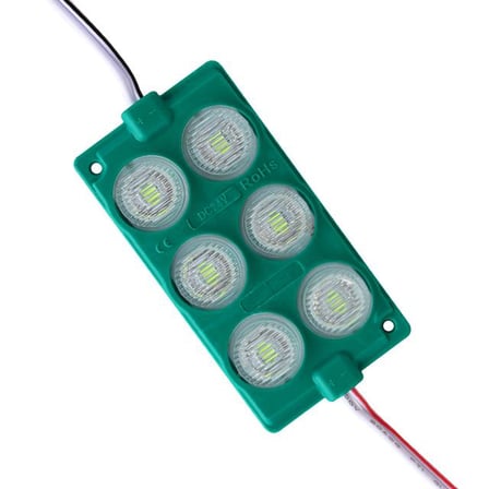Powermaster 24 Volt 3 Watt Yeşil 3030 Modül Led 75*40 (5 Adet)