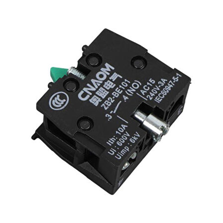 Lay5-Be102 22 Mm Kontak Blok No Yeşil