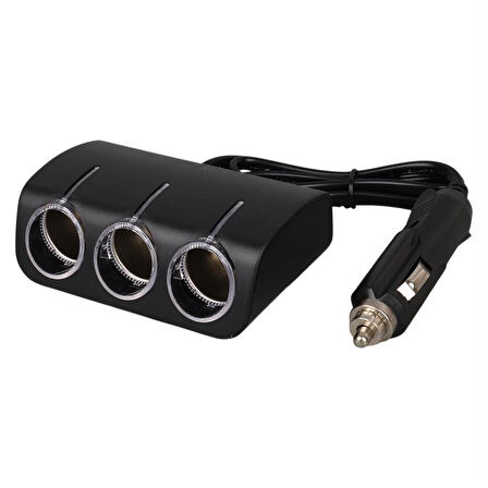 Olesson 1521 12-24V 120 Watt 3'LÜ Araç Çakmak Çoklayıcı