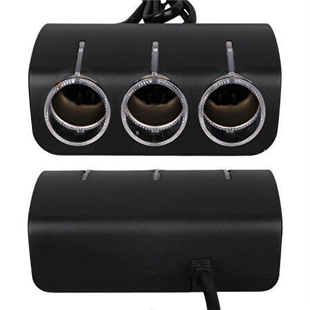 Olesson 1521 12-24V 120 Watt 3'LÜ Araç Çakmak Çoklayıcı