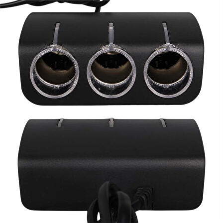 Olesson 1528 12-24V 120 Watt 3'Lü Araç Çakmak Çoklayıcı