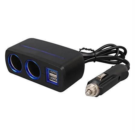 Olesson 1638 12-24V 120 Watt 2'Li Araç Çakmak Çoklayıcı