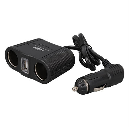 Olesson 1645 12-24V 100 Watt 2'Li Araç Çakmak Çoklayıcı
