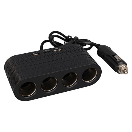 Olesson 1654 12-24V 120 Watt 4'LÜ Araç Çakmak Çoklayıcı