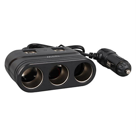 Olesson 1678 12-24V 120 Watt 3'Lü Araç Çakmak Çoklayıcı