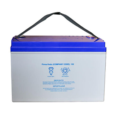 Yokohama YH-26919 12V 100Ah Tam Bakımsız Deep Cycle Jel Akü 330X172x218mm Yeni Tarihli Taze Akü