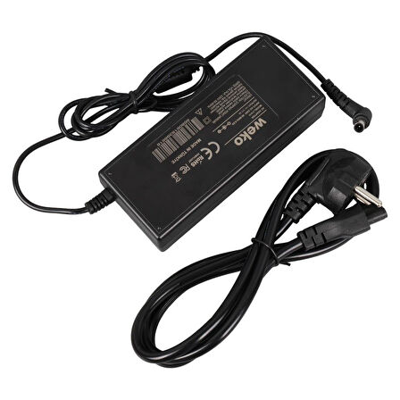 Weko 14 Volt 3 Amper 6.5x4.4 Uçlu Yerli Üretim Plastik Kasa Masaüstü Samsung Monitör Adaptörü Şarj Cihazı Aleti